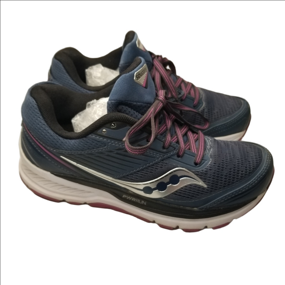 Saucony Echelon 8 Size 6.5 Womens Blue Running Jogging Walking  Shoe
